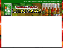 Tablet Screenshot of fuegomaya.com